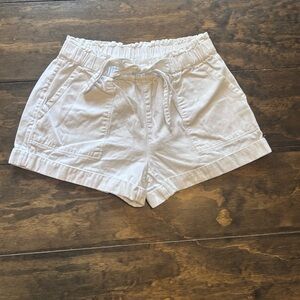Aerie white jean shorts